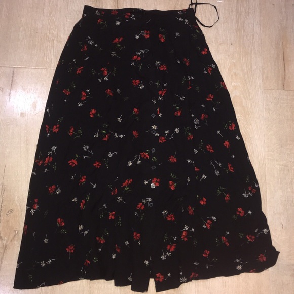 Floral maxi skirt 90s - Picture 2 of 3